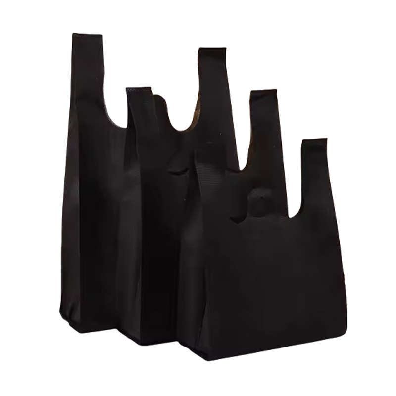 Black Non-Woven Vest Bag