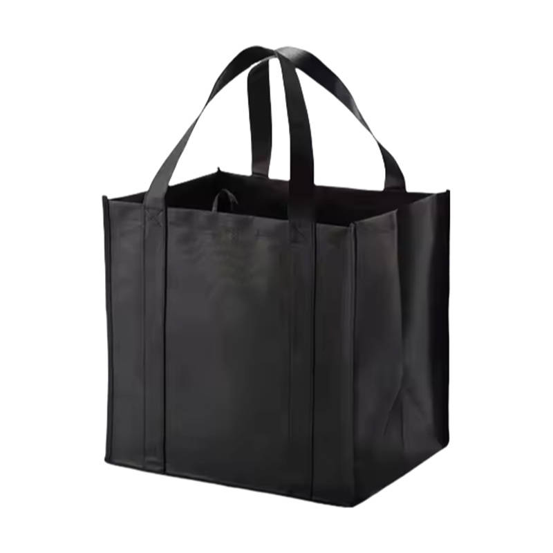 Black Non-Woven Fabric Portable Wine Bag