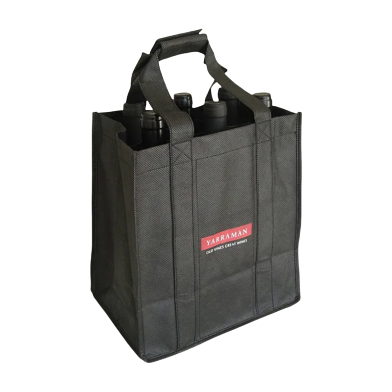 Black Non-Woven Wine Bag