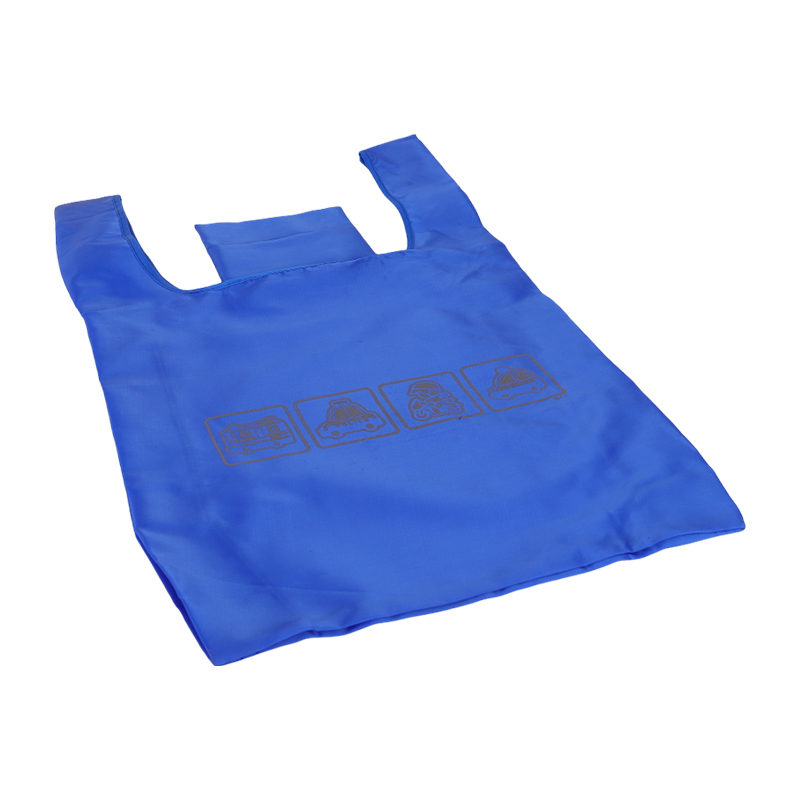 Blue Polyester Vest Tote Bag