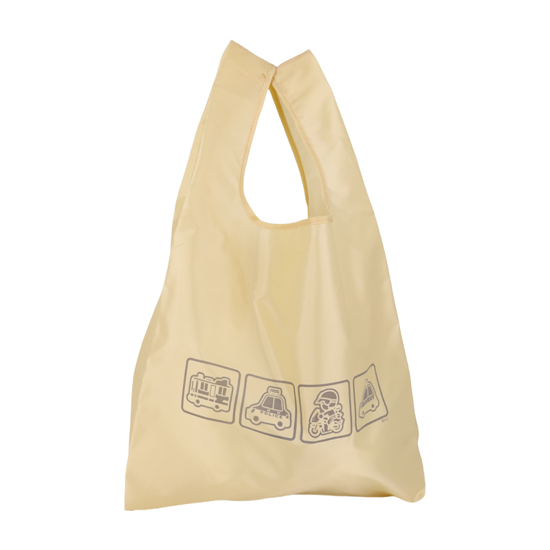 Light Yellow Polyester Vest Tote Shopping Bag