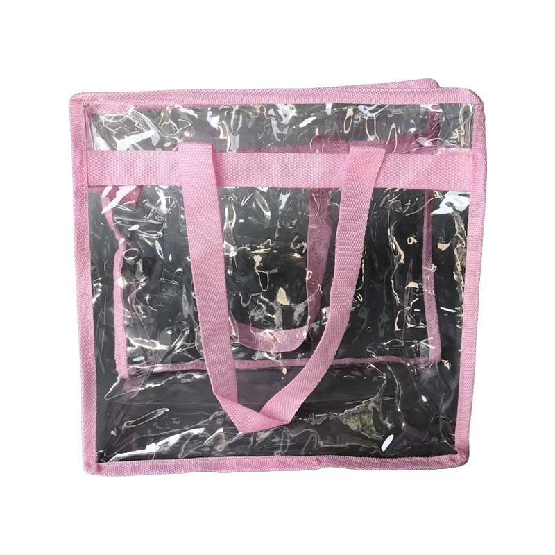 Pink Transparent Tote Bag