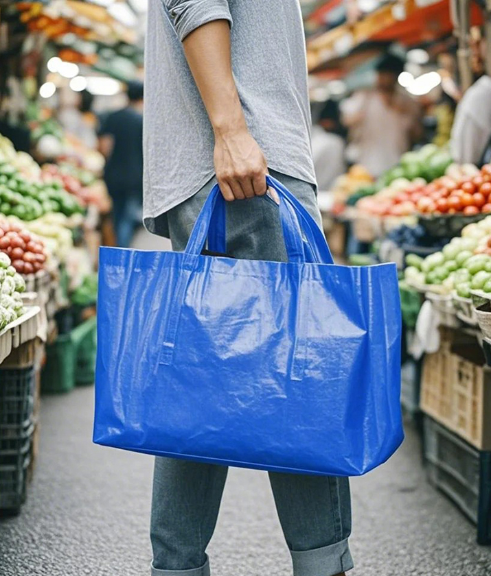 PP Material Woven Handbag
