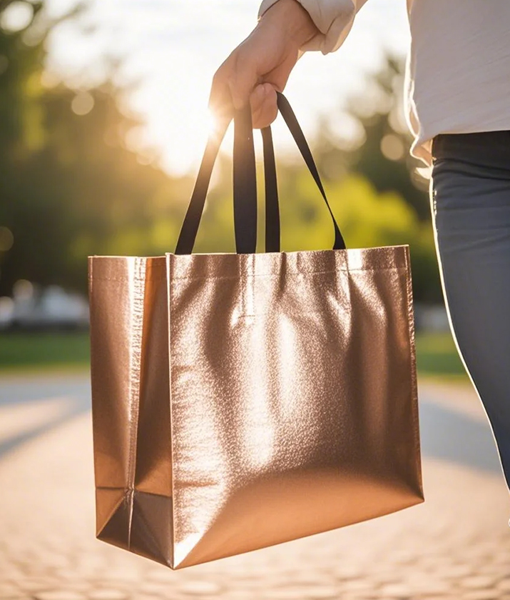Laser Film Non-Woven Bag (Hot Pressed Three-Dimensional Bag) 