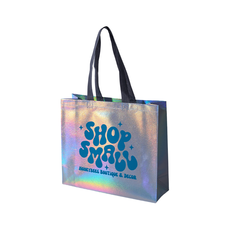 Stylish Glossy Laser Film Non-Woven Bag