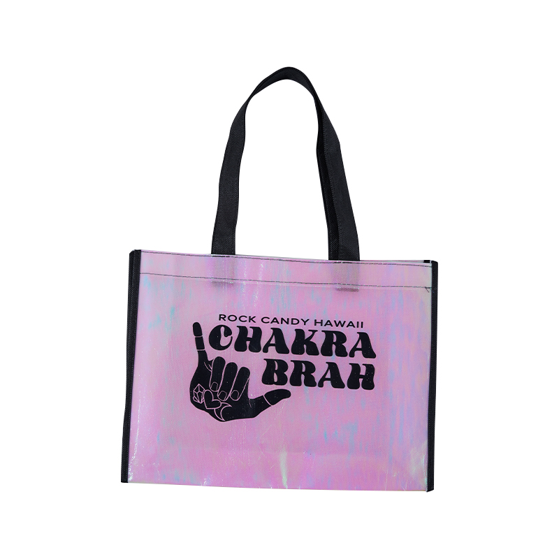 Pink Non-Woven Heat-Pressed Handbag