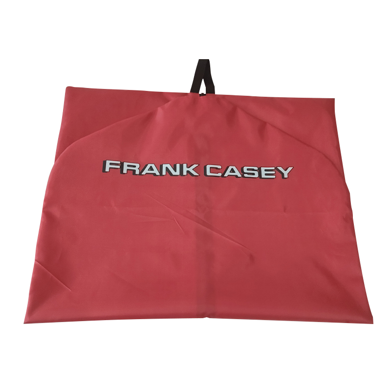 Date-Red Polyester Garment Bag