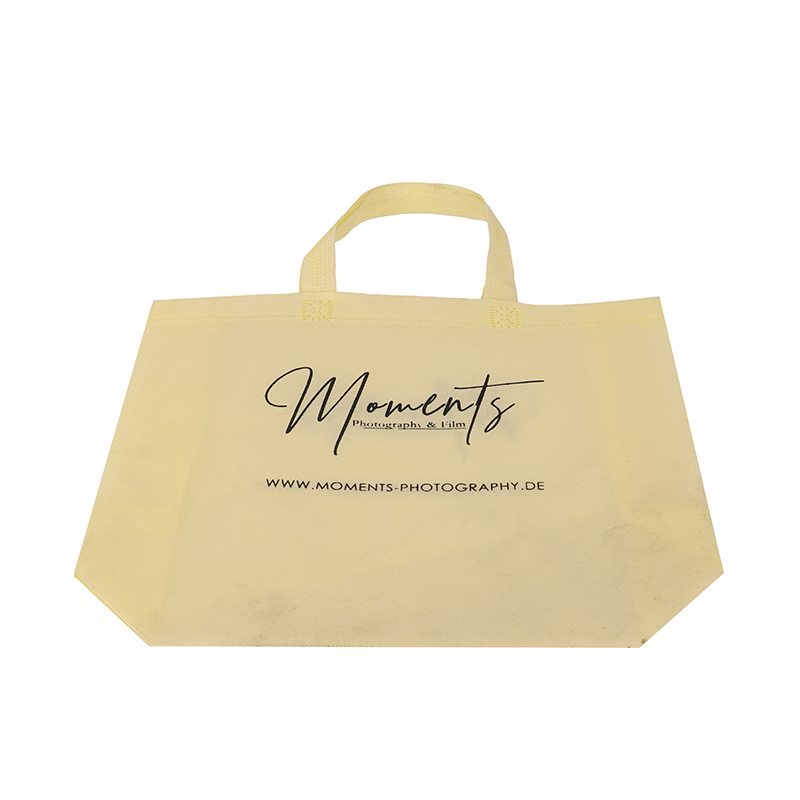 Wholesale Eco Friendly Yellow Non Woven Recyclable Shopping Bag