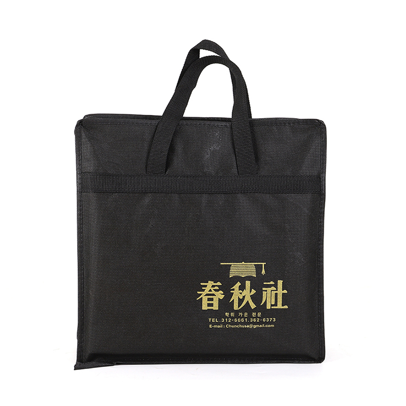 Custom Non Woven Breathable Duvet Storage Bag with Zipper Closure