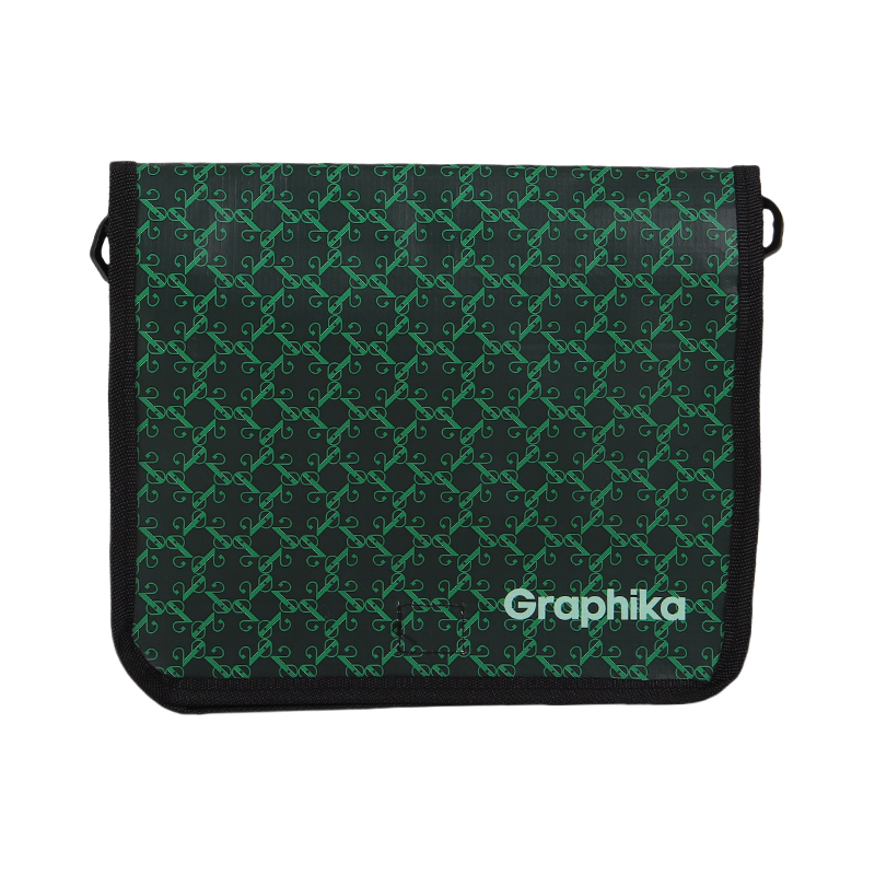 Laminated PP Woven Shoulder Bag with Full-Surface Pattern Print