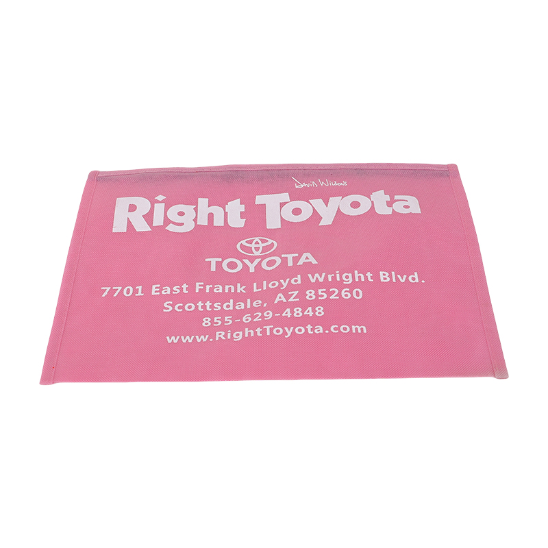 Custom Non Woven Zipper Bag with Clear ID Window