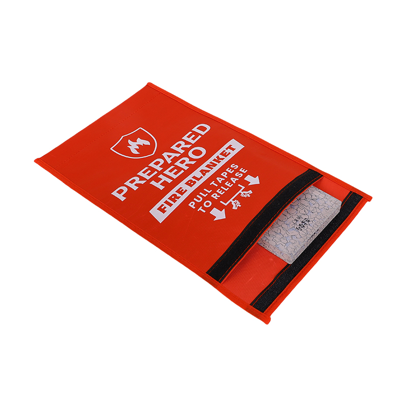 Custom Fire Blanket Storage Bag with Pull Tape Release for Emergency Safety Packaging