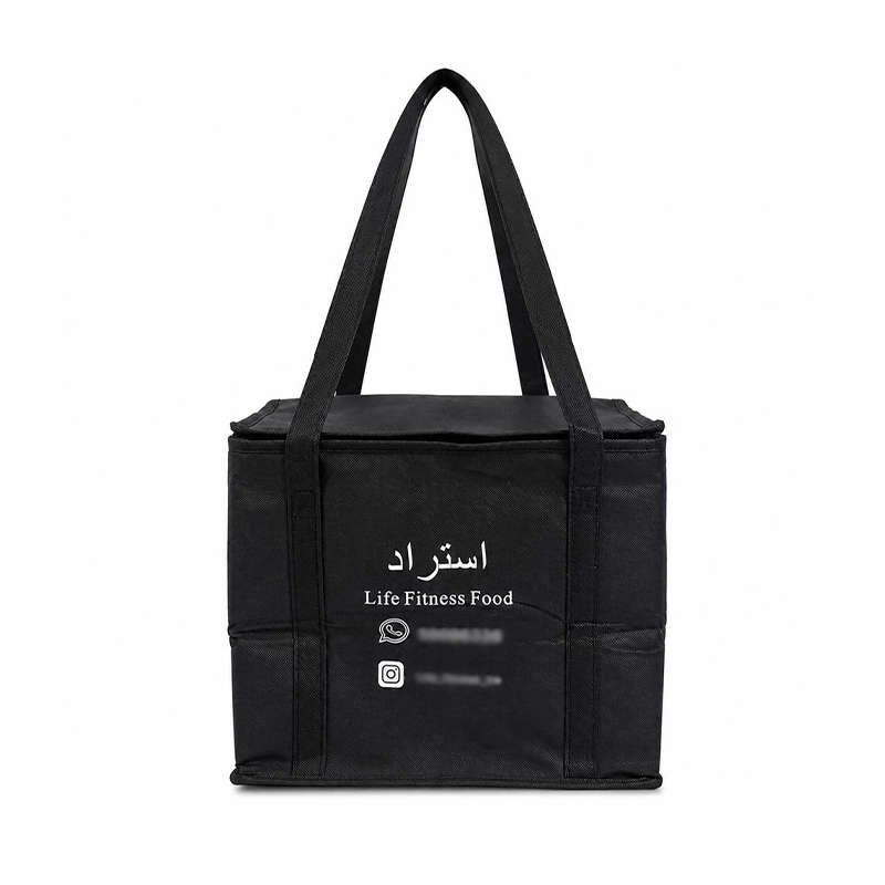 Foldable Insulated Lunch Bag with Tall Reinforced Handles
