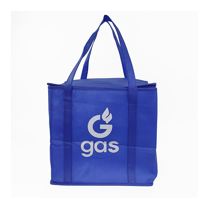 Blue Frozen Cooler Bag with Full Aluminum Foil Interior