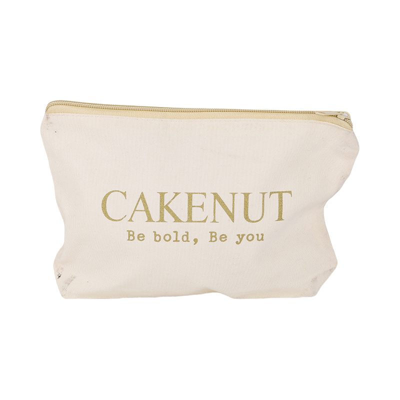 Canvas Zipper Pencil Pouch for School and Office Stationery Storage