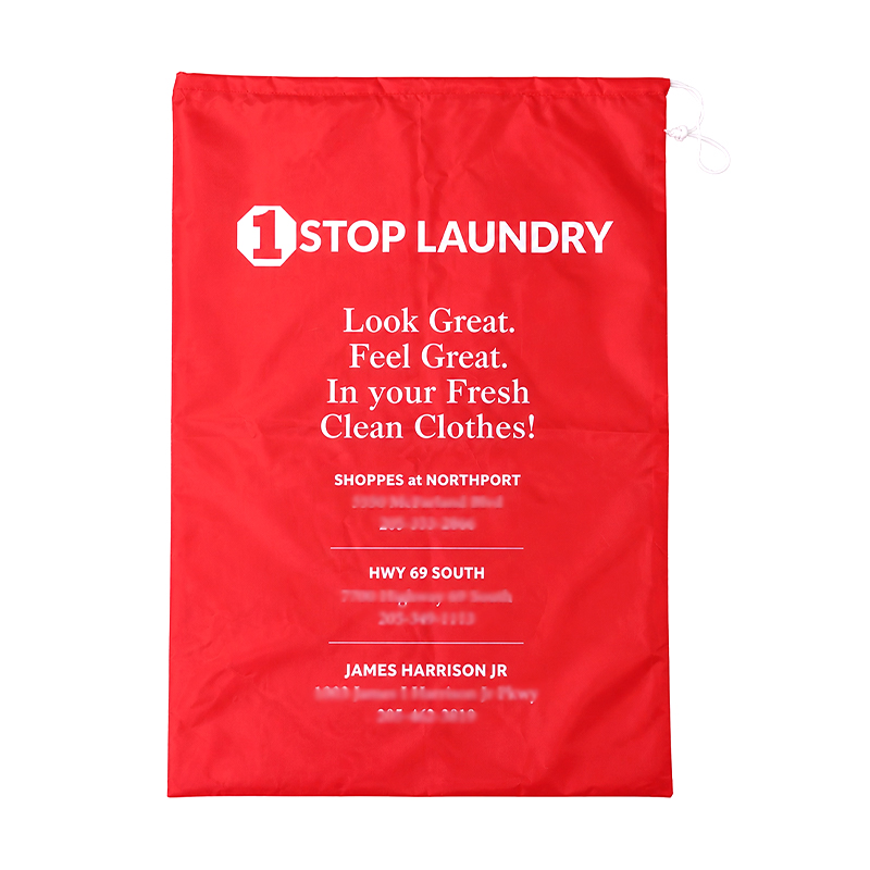 Water-Resistant 420D Polyester Laundry Bag with Large Capacity
