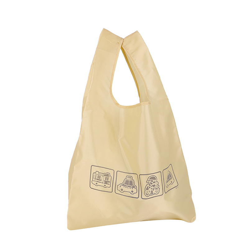 Reusable Foldable Polyester Shopping Bag with Inner Pocket