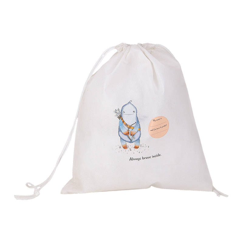 Non Woven Small Gift Bags with Two-Side Drawstring Closure