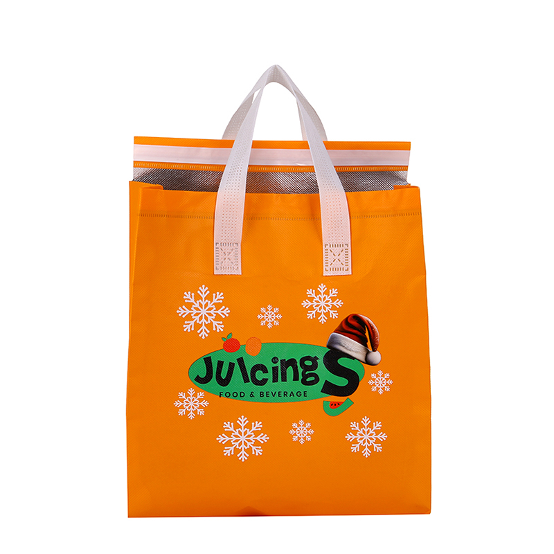 Non Woven Insulated Cooler Bag with Adhesive Seal Opening